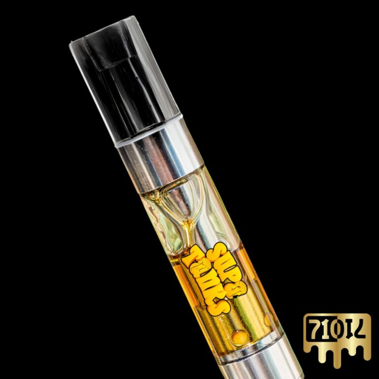 Supa Tanks THC Vape Cartridge – Close-Up View